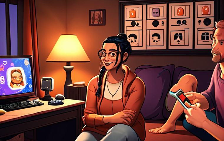**Prompt:** "Cozy and welcoming online gaming community. Focus on warm colors, stylized chat bubbles, and diverse character avatars interacting happily. 'Reverse: 1999' game elements subtly integrated."