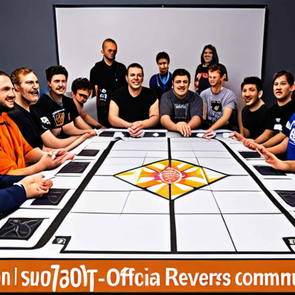 **Image:** A vibrant and active official community forum for "Reverse: 1999" filled with players sharing tips, fan art, and discussing game updates. Focus on showcasing a sense of community engagement and excitement.