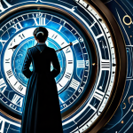 Mysterious New Character**

"A professional illustration of a woman with a mysterious aura, fully clothed in modest, possibly ancient-inspired attire. She stands in front of a swirling vortex or a stylized clock face, hinting at time or space manipulation. Background details include subtle symbols related to a secret organization. Perfect anatomy, correct proportions, well-formed hands, natural pose. Safe for work, appropriate content, professional, family-friendly."

**