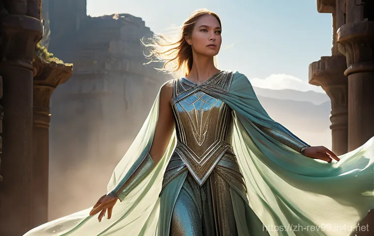 리버스 1999 최고의 PvP 빌드 - **Prompt 1: "The Offensive Core"**
    A dynamic, powerful female warrior stands in the center of a ...