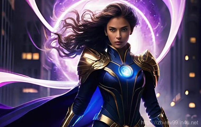 리버스 1999 신규 업데이트 캐릭터 분석 - **Prompt:** "A captivating young woman, Nautica from Reverse: 1999, stands dramatically amidst a swi...