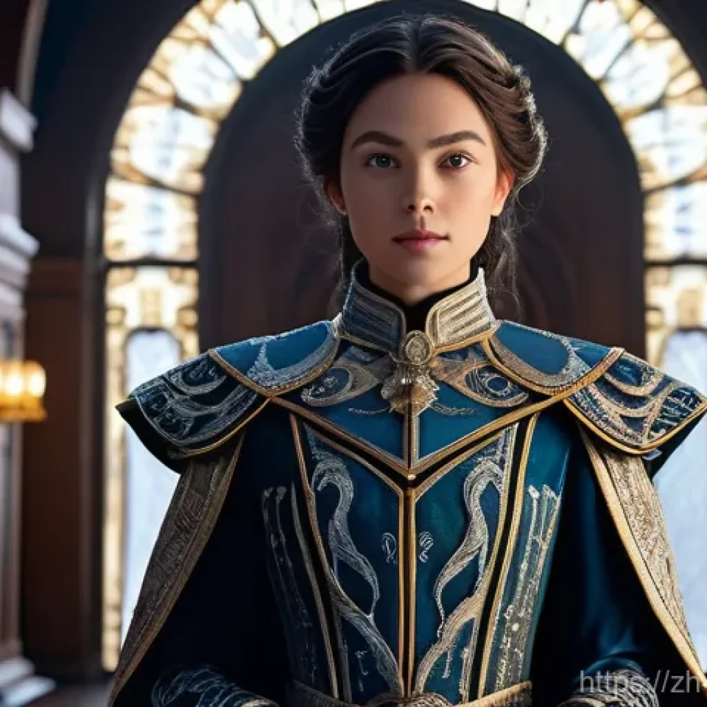 리버스 1999 신규 업데이트 사전 정보 - A newly revealed enigmatic female Arcanist from Reverse: 1999, standing in a dynamic pose. She is ad...