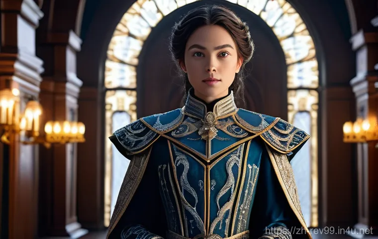 리버스 1999 신규 업데이트 사전 정보 - A newly revealed enigmatic female Arcanist from Reverse: 1999, standing in a dynamic pose. She is ad...