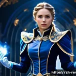 리버스 1999 캐릭터별 추천 장비 - **"Beyond Wonderland" Main DPS in Action**
    A highly detailed, full-body shot of a young woman, a...