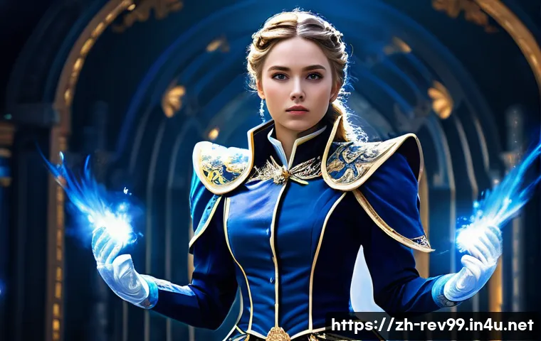 리버스 1999 캐릭터별 추천 장비 - **"Beyond Wonderland" Main DPS in Action**
    A highly detailed, full-body shot of a young woman, a...