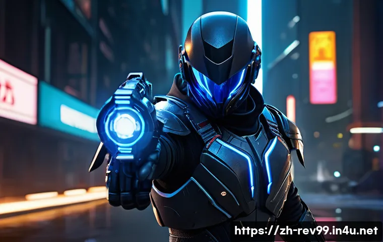 리버스 1999 필수 메타 조합법 - A dynamic scene featuring a futuristic assassin character from "Reverse: 1999," wearing sleek, tacti...