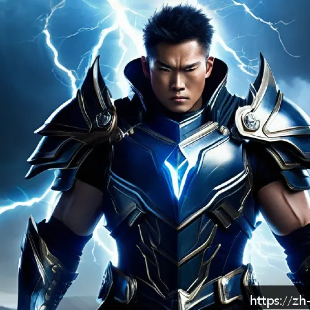 리버스 1999 파트너 캐릭터 추천 - A dynamic fantasy warrior character named "Storm Hunter," depicted as a balanced, muscular figure we...