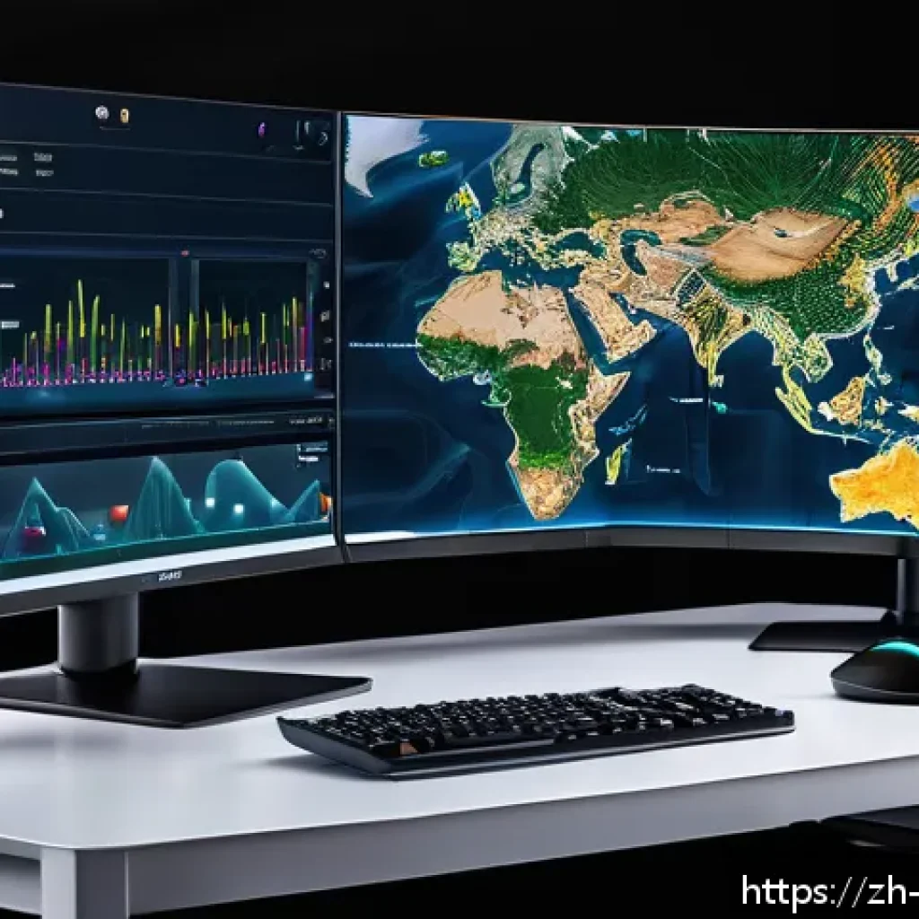 리버스 1999 글로벌 서버 연결 - A modern gaming setup showcasing a professional player optimizing cross-region game connections: a s...