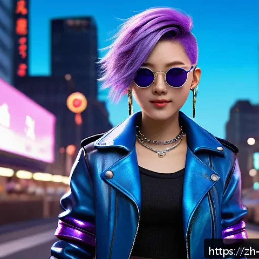 리버스 1999 커스터마이징 예제 - A dynamic female character from the game リバース1999, featuring a playful smile and lively expression, ...
